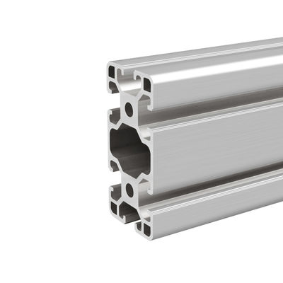 90X90 100X100 Anodizing Silver Aluminium Assembly Line Extrusions