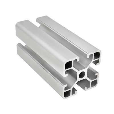 90X90 100X100 Anodizing Silver Aluminium Assembly Line Extrusions