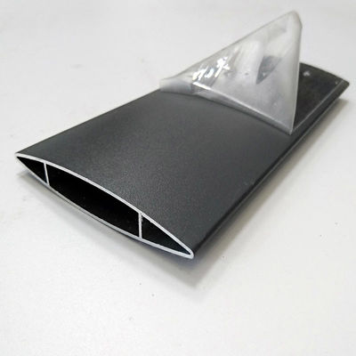 6M Tent Tube Anodized Silver Black Aluminium Extrusion Profiles