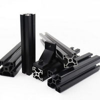โลหะผสม 6063 T6 อโนไดซ์ 80 X 80 โปรไฟล์อลูมิเนียม